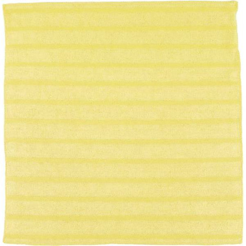 Renown 16 In. X 16 In. Scrubbing Microfiber Cloth In Yellow Gsm 350 - 12 Pack