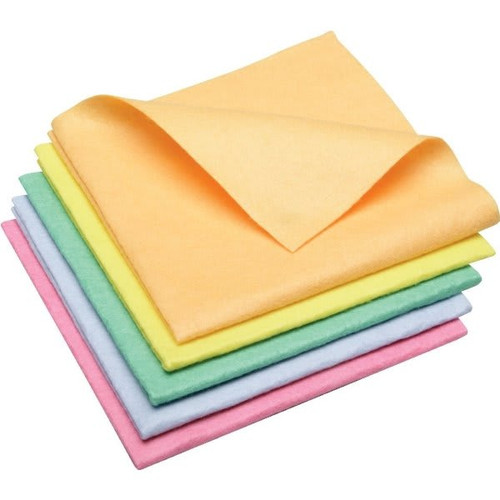 Utility Shammy Towel 15 X 15" Assorted Colors Package Of 5