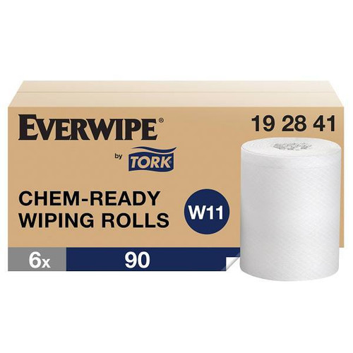 Everwipe By Tork Chem-Ready Wiping Rolls White Make Your Own Wet Wipes Case Of 6
