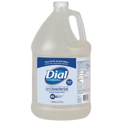 Dial 1 Gallon Sensitive Skin Antimicrobial Liquid Hand Soap Refill