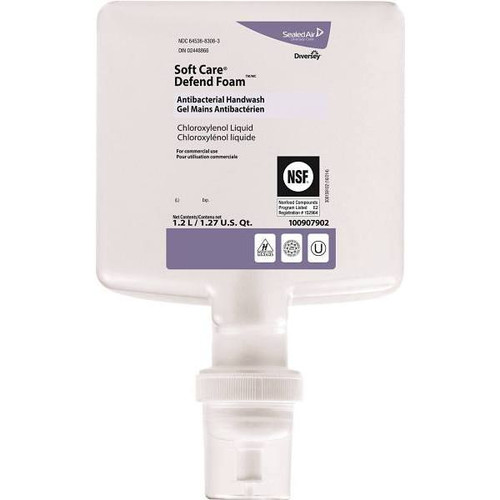 Soft Care 1.2 L Antibacterial Defend Foam Hand Wash , Case Of 6
