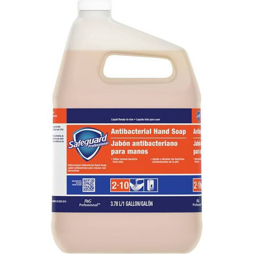 Safeguard Antibacterial Liquid Hand Soap, 1 Gal, Case Of 2