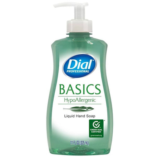 Dial Professional Basics Hypoallergenic Liquid Hand Soap, 11 Oz Case Of 12