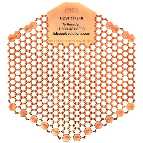 Eco-Fresh Scented Wave Urinal Screen (10-Pack)