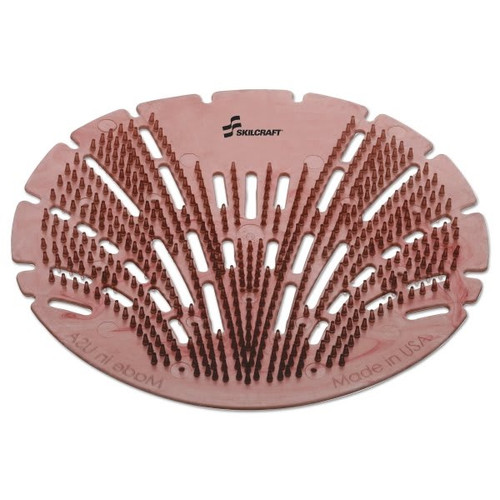 Skilcraft 3d Urinal Screen Deodorizer Mango Scent, 1.25 Lbs, Red