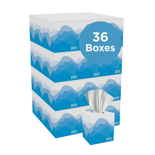Pacific Blue Select Facial Tissue Cube Box (36 Boxes-Case)