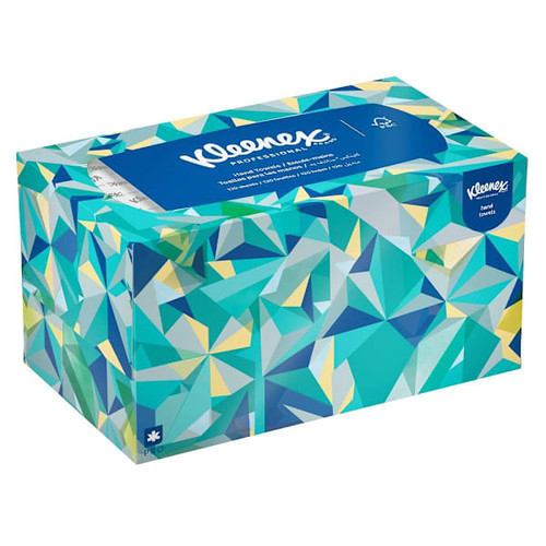 Kleenex Hand Towls Popup Box 9x10.5 Carton Of 18