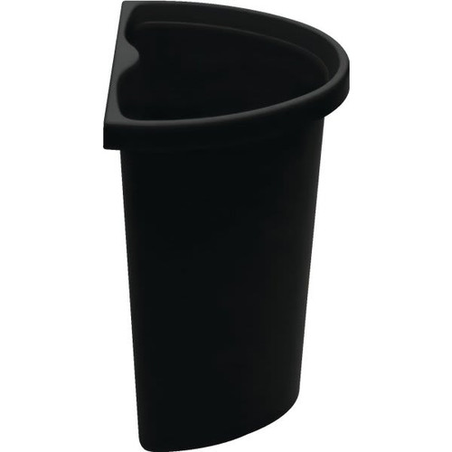 Wescon Lancaster 5 Quart Recycle Black Insert, Case Of 8