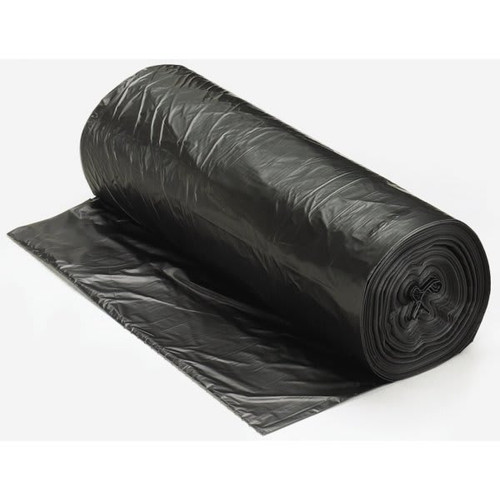 Renown Can Liner, 45 Gal., 16 Mic, High-Density, Black, 40" X 48", Case Of 250