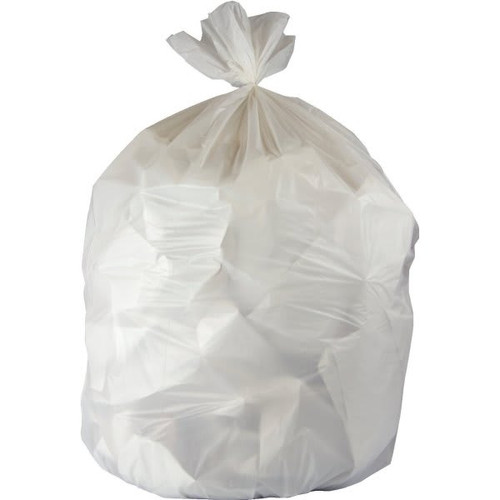 Maintenance Warehouse Can Liner 12-16 Gal. 0.5 Mil Low-Density, White, 24" X 32" Pack Of 500