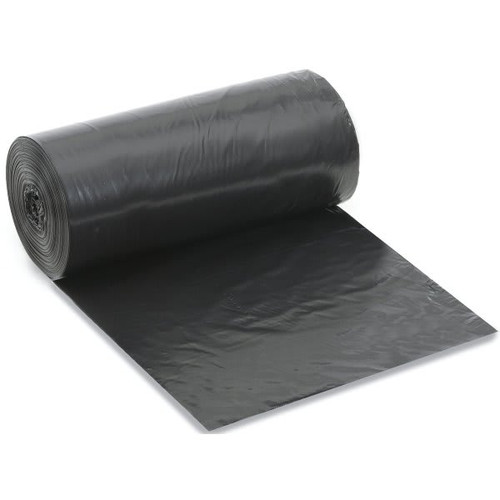 Renown Can Liner, 20-30 Gal., 10 Mic, High-Density, Black, 30" X 37", Case Of 500
