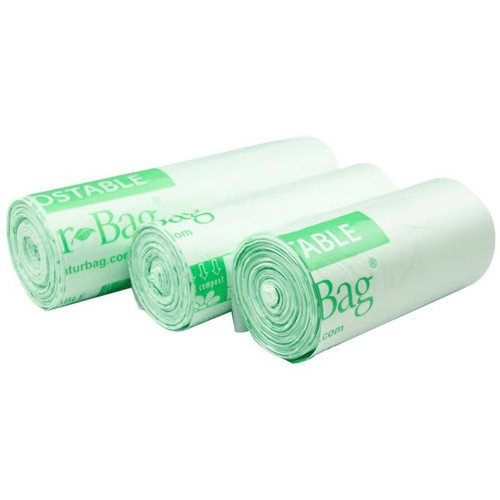 Natur-Bag 23 Gal.. 28 In. X 44 In. 0.9 mL Can Liner 8 Rolls Of 25 (200-Case)