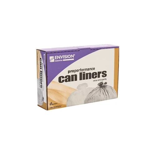 Skilcraft Can Liner, Low Density, Coreless Roll, Gray, 40" X 46", Package Of 125