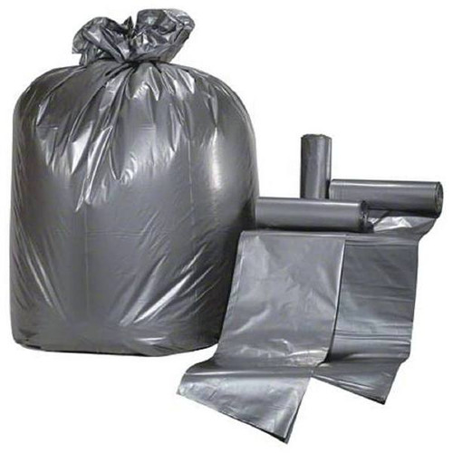 Renown Can Liner, 44 Gal., 1.2 Mil, Low Density, Gray, 36" X 50", Case Of 100