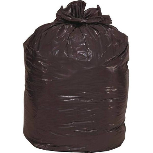Renown Can Liner, 58 Gal., 1.65 Mil, Low Density, Black 46" X 50", Case Of 100