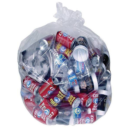 Berry Global 10 Gal. 24 In. X 23 In. 0.4 Mil. Clear Trash Bags Case Of 1000