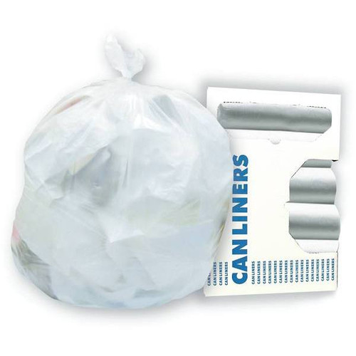 12-16 Gal. 24 In. X 33 In. 8 Mic. Natural High-Density Trash Bags (1000-Case)