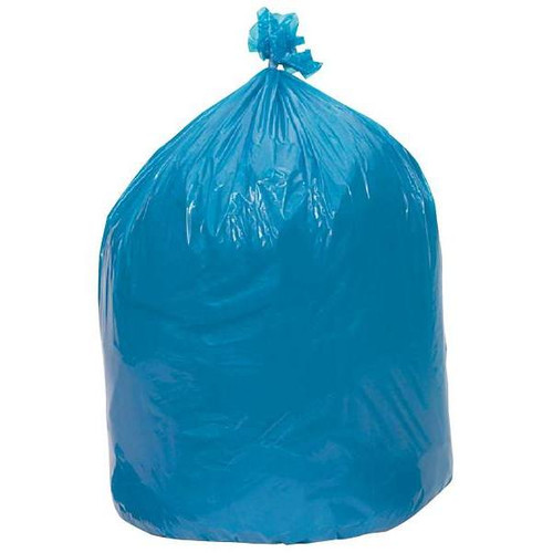 Renown Low Density Can Liner, 55 Gal., 1.4 Mil, Blue, 38" X 58", Case Of 80