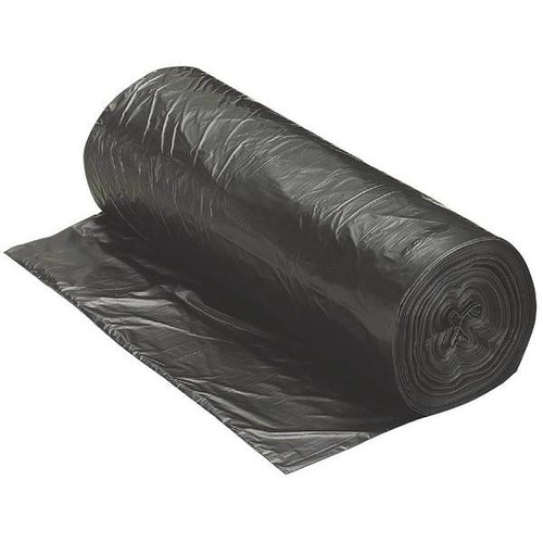 Colonial Bag Corporation Trash Bags, 60 Gal, 38" X 58", 19 Mic, Black, Case Of 100