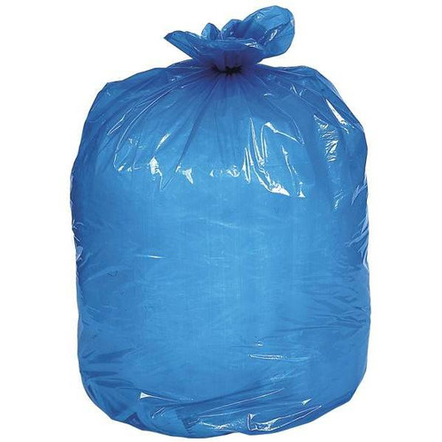 Berry Global 15 Gal. 24 In. X 33 In. 0.7 Mil. Blue Trash Bags (500-Case)