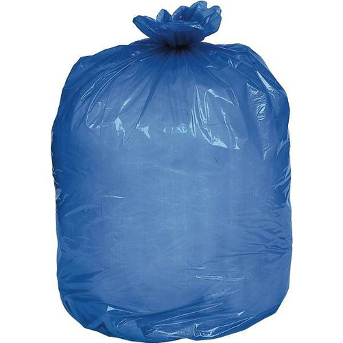 Inteplast Group 38 In. X 38 In. 1.5 Mil. Blue Low-Density Trash Bags (4-Case)