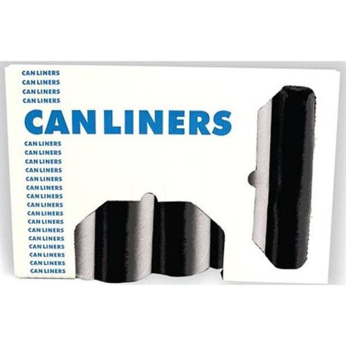 12-16 Gal. 24 In. X 33 In. 8 Mic. Black High-Density Trash Bags Case Of 20