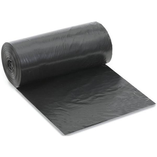 Renown Can Liner, 20-30 Gal., 0.6 Mil, Low-Density, Black, 30" X 36", Case Of 250