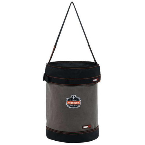 Ergodyne Arsenal 5930 Web Handle Canvas Hoist Bucket, Gray, Large