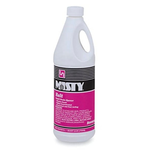 Misty 32 Oz. Halt Liquid Drain Cleaner (12-Carton)