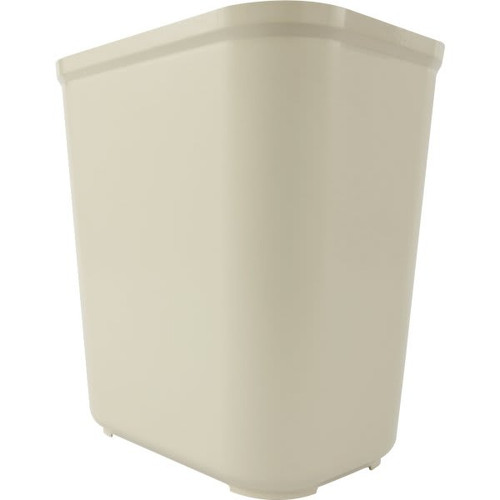 Rubbermaid Commercial 7 Gal Beige Rectangular Fire-Resistant Wastebasket (6-Pack)