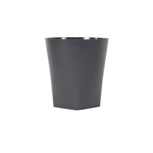 Hapco Certified Green Eco Contour 8 Quart Wastebasket, Graphite, Case Of 12