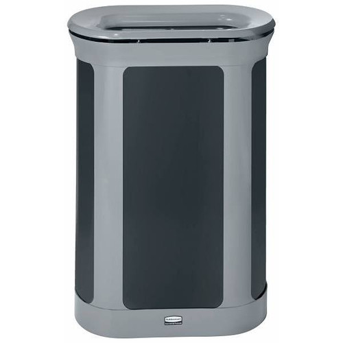Rubbermaid Commercial Enhance 13 Gal Indoor Trash Can (Gray)