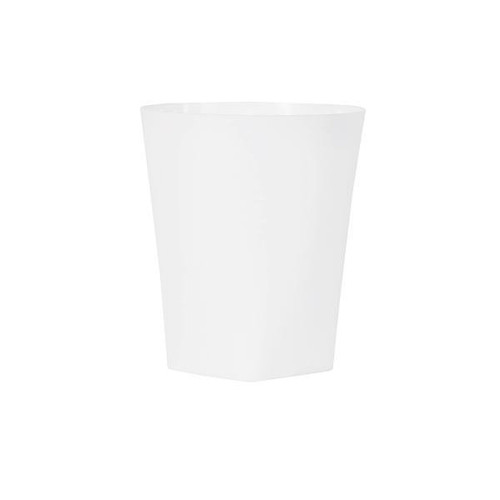 Hapco Certified Green Eco Contour 14q Wastebasket White Package Of 12