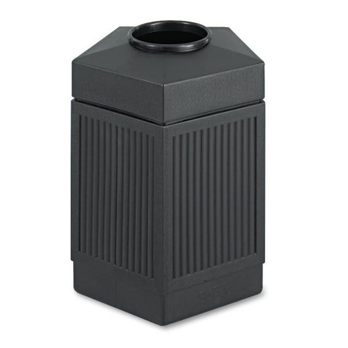 Safco Canmeleon 45 Gallon Indoor/Outdoor Trash Receptacle (Black)