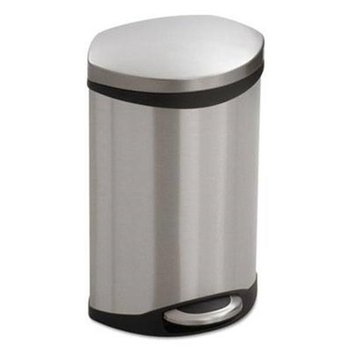 Safco 3 Gallon Step-On Medical Receptacle (Stainless Steel)