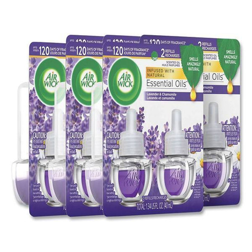 Scented Oil Refill, Lavender And Chamomile, 0.67 Oz, 2/Pack, 6 Packs/Carton