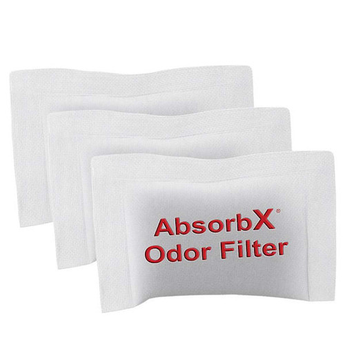 HLS Commercial Trash Can Odor Filter 3-Pack Replacement Deodorizers For Waste Receptacle