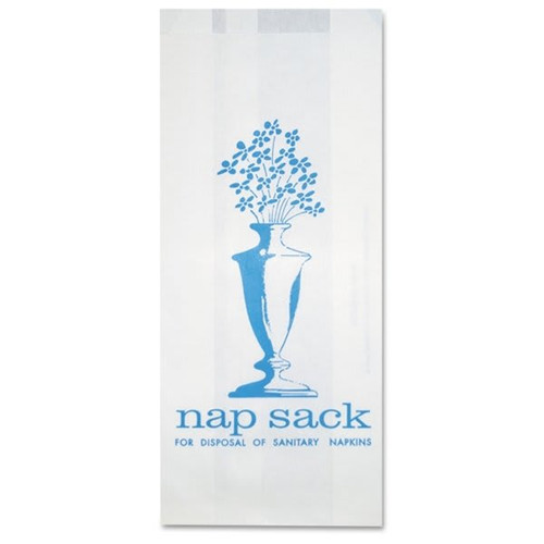 Bagcraft 9 X 4 X 2 In. High-Density Napkin Disposal Bag (1,000-Carton) (White)