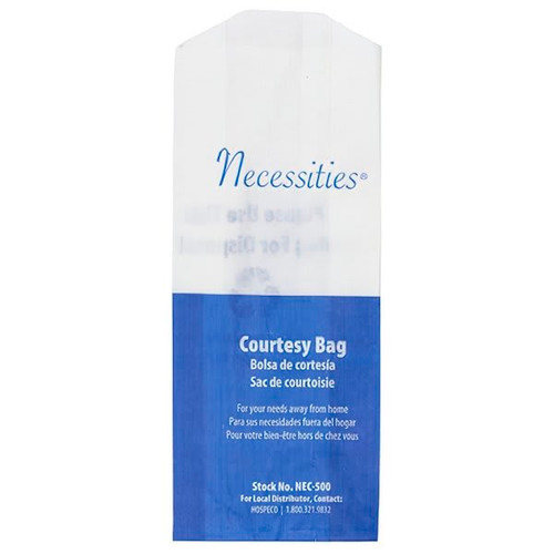 Hospeco 3 X 2 X 8 In. Napkin Disposal Bag (500-Carton) (White)