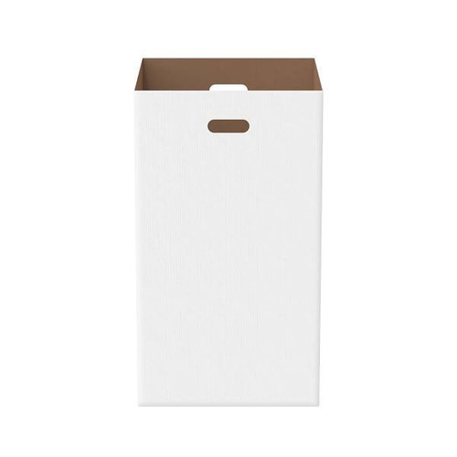 Gritt Commercial 40 Gallon Corrugated Cardboard Trash/Recycling Package Of 10 373869