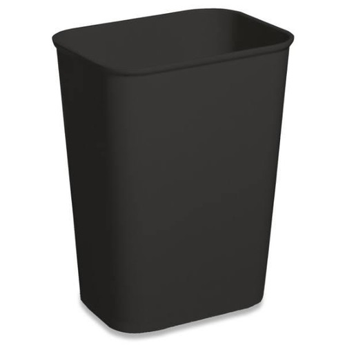 Waste-Safe 8 Qt. Decorative Trash Can (Black) (6-Case)