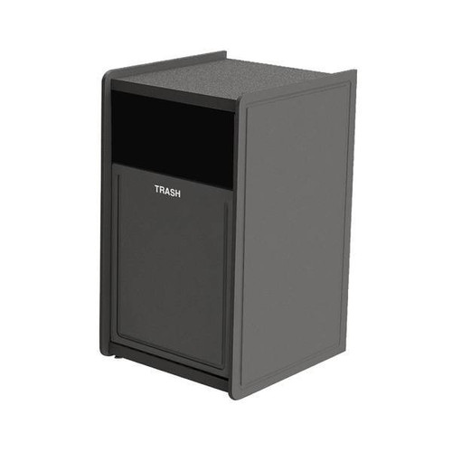 Commercial Zone Earthcraft 30 Gal Single-Stream Trash Side-Load Flat-Top Routed