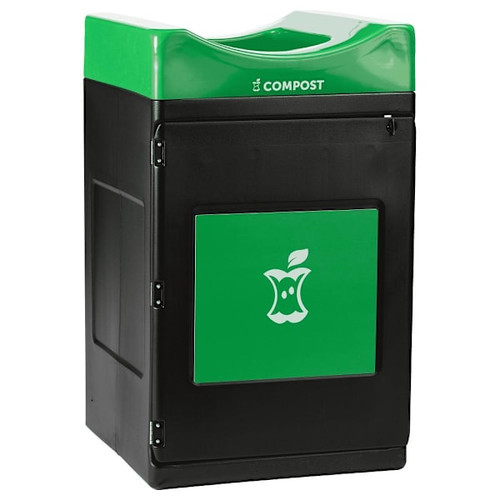 Commercial Zone Avante Compost Container, 55-Gallon Open Top Unit, Liner Included