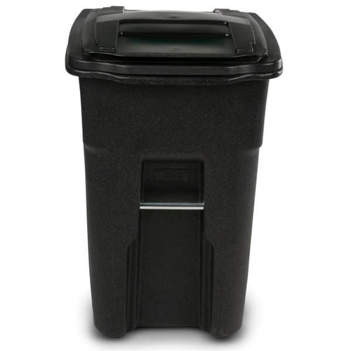 Toter 48 Gal. Trash Can With Smooth Wheels And Lid