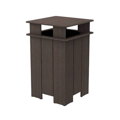 Ledge Lounger Ledge Lounger Mainstay Industrial Square Trash Bin And Liner Flint