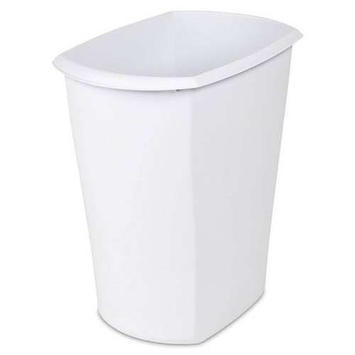 Sterilite   22 Quart Wastebasket-White Package Of 1