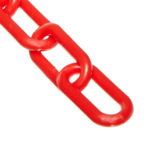 Mr. Chain 2 Inch X 160 Feet Red Plastic Barrier Chain In A Pail