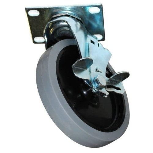 Rubbermaid Commercial 5 Inch Swiv And Rig Caster Kit With Hardware