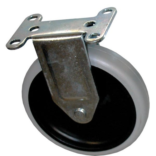 Rubbermaid Commercial 5 Inch Rigid Plate Caster For Rubbermaid Commercial Utility Cart