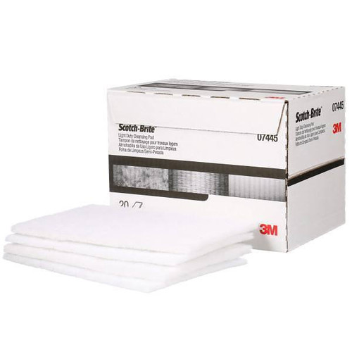 3m Scotch-Brite Light Cleansing Hand Pad, Case Of 60